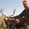 25 inch 4x4 mule deer with brow tines, 10/2/01